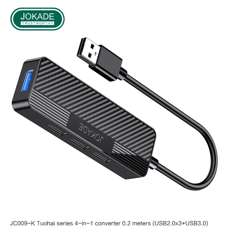 JOKADE JC009-K TUOHAI series 4-in-1 converter (USB3.0+USB2.0*3)