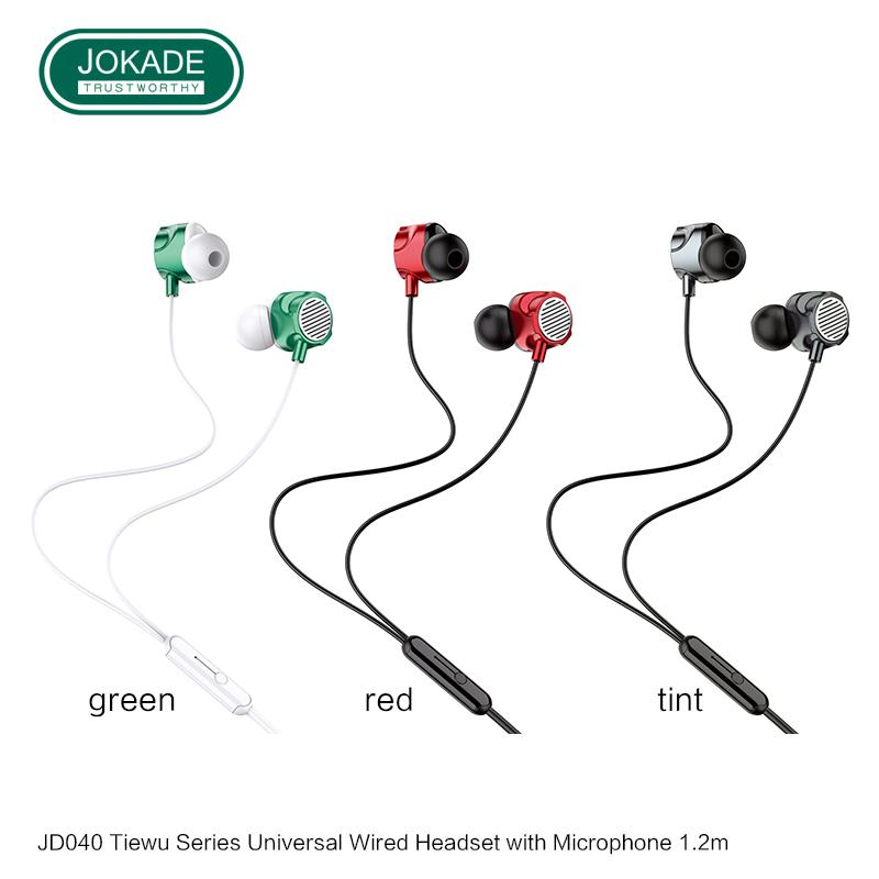 JOKADE JD040 TIEWU universal earphone with mic