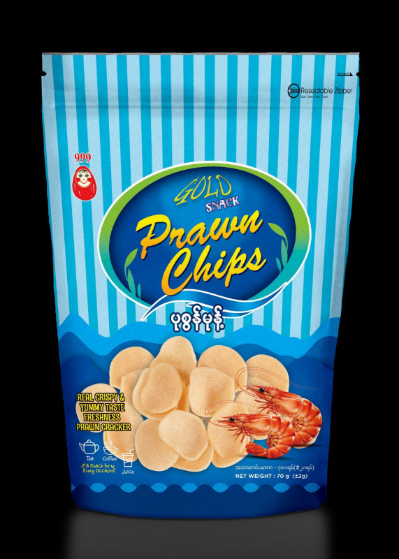 Gold Snack ပုစွန်မုန့် 70g