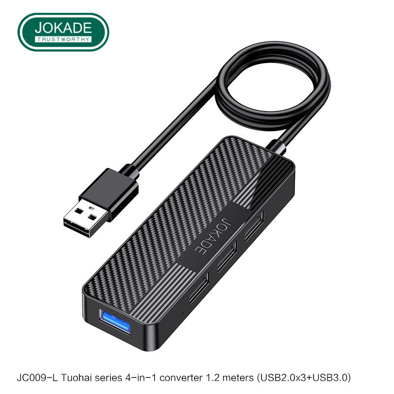JOKADE JC009-L TUOHAI series 4-in-1 converter (USB3.0+USB2.0*3)