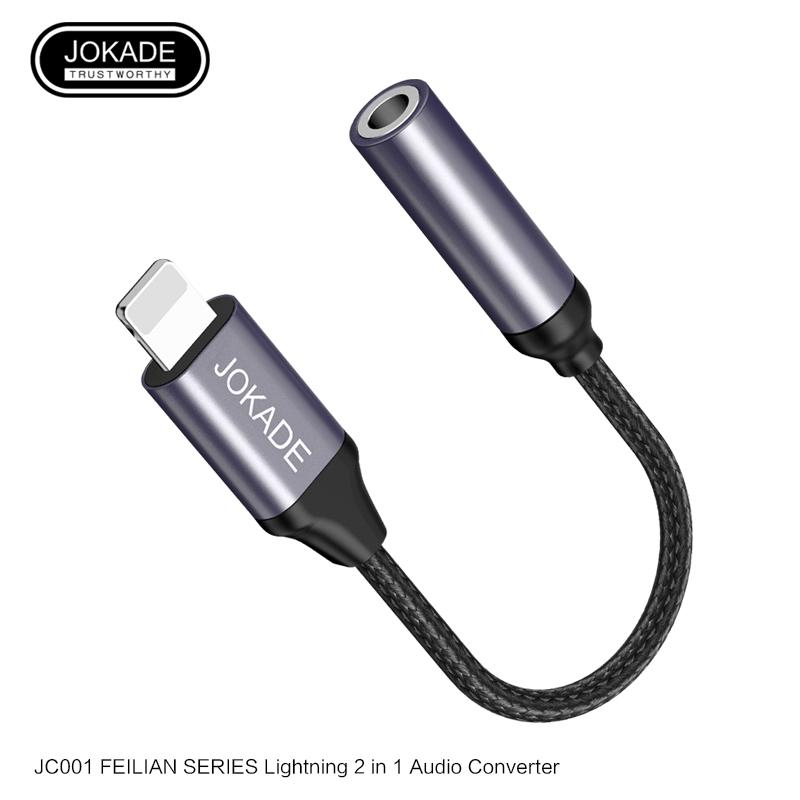 JOKADE JC001 FEILIAN Series 2-in-1 Audio Converter (Lightning)