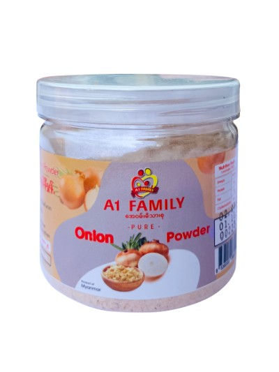 A1 Family ကြက်သွန်နီ မှုန့် (၁၂၀ ဂရမ်ဘူး)