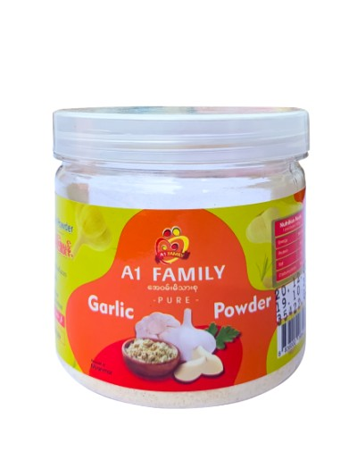 A1 Family ကြက်သွန်ဖြူမှုန့်  (၁၂၀ ဂရမ်ဘူး)