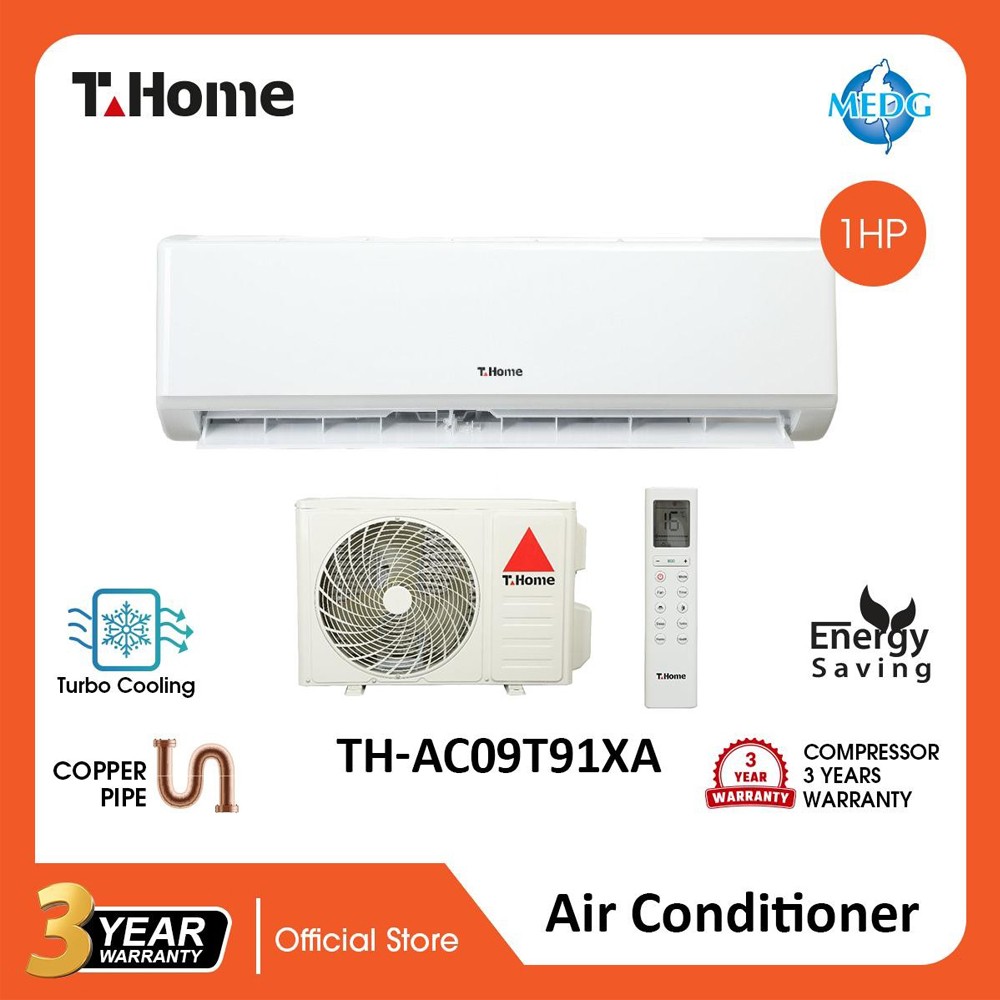 T-Home 4Way swing Air-con TH-AC09T91XA