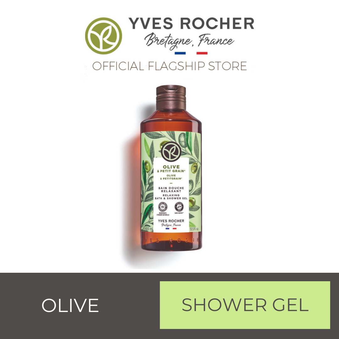 YVES ROCHER BATH AND SHOWER GEL OLIVE 400ML - 80049