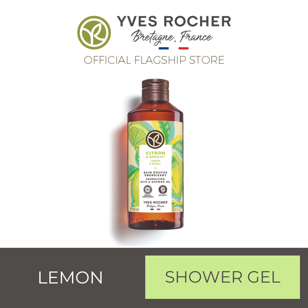 YVES ROCHER BATH AND SHOWER GEL LEMON 400ML - 80619