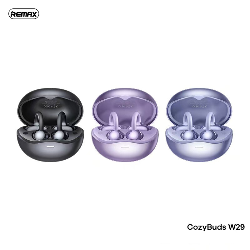 REMAX---COZYBUDS W29 5.4 CLIP-ON TRUE WIRELESS EARBUDS FOR MUSIC & CALL (235415) (NPL-1/2025)