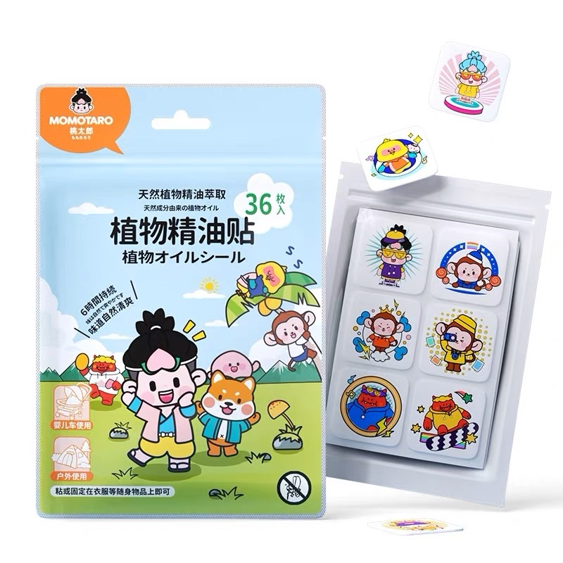 Momotaro Mosquito Repellent Stickers