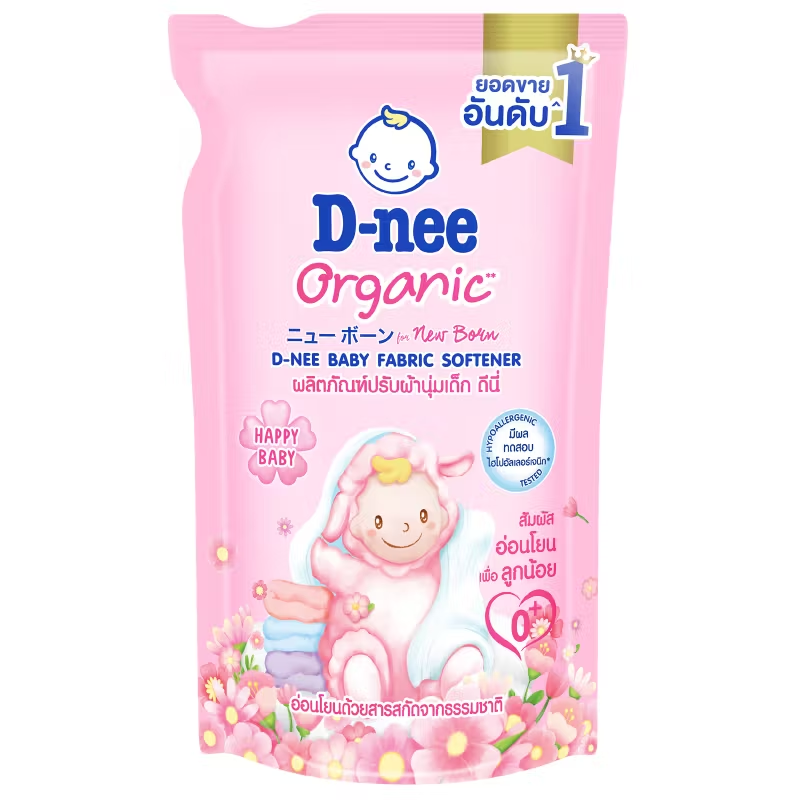 D-nee baby fabric softener happy baby pink 530ml  (Exp-Jan.1,2027)