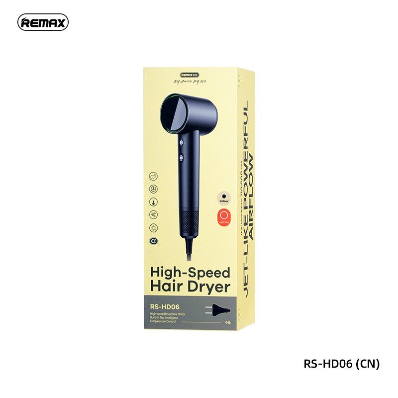 REMAX---RS-HD06 HIGH SPEED NEGATIVE ION HAIR DRYER (CN) (236580) (NPL-2/2025)