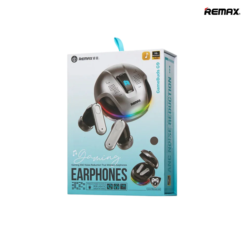 REMAX---GAMEBUDS G9 5.4 GAMING ANC NOISE REDUCTION TRUE WIRELESS  EARBUDS FOR MUSIC & CALL (244660) (NPL-2/2025)