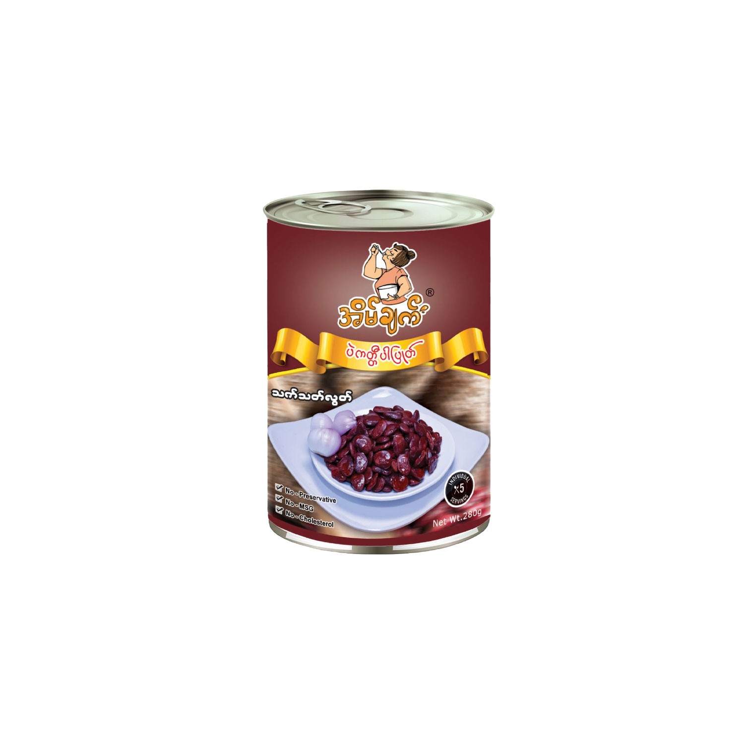 အိမ်ချက် ပဲကတ္တီပါပြုတ် - 280g