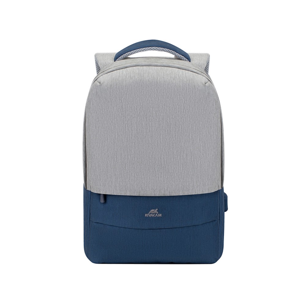 RIVACASE 7562 Grey/Dark Blue Anti-theft Laptop Backpack