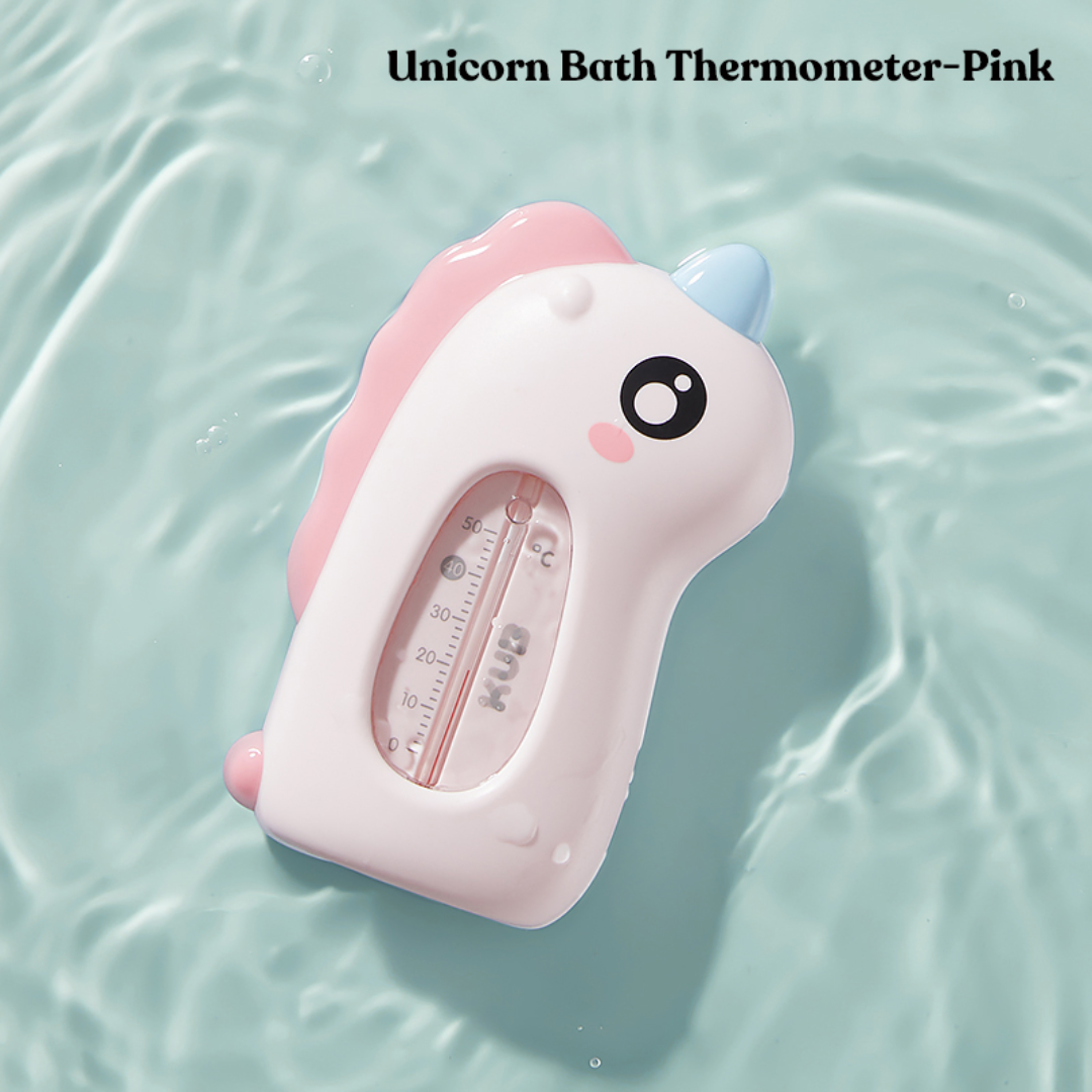 KUB Unicorn Bath Thermometer - Pink