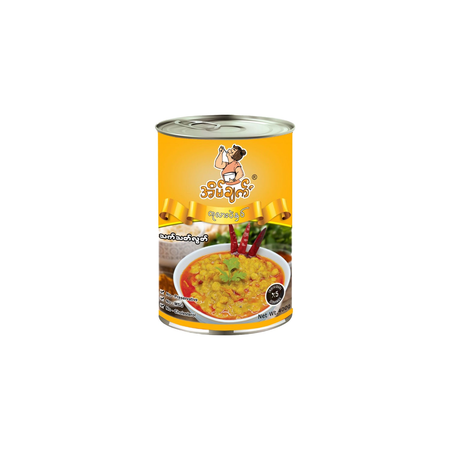 အိမ်ချက် ကုလားပဲနှပ် (ဗူး) - 400g