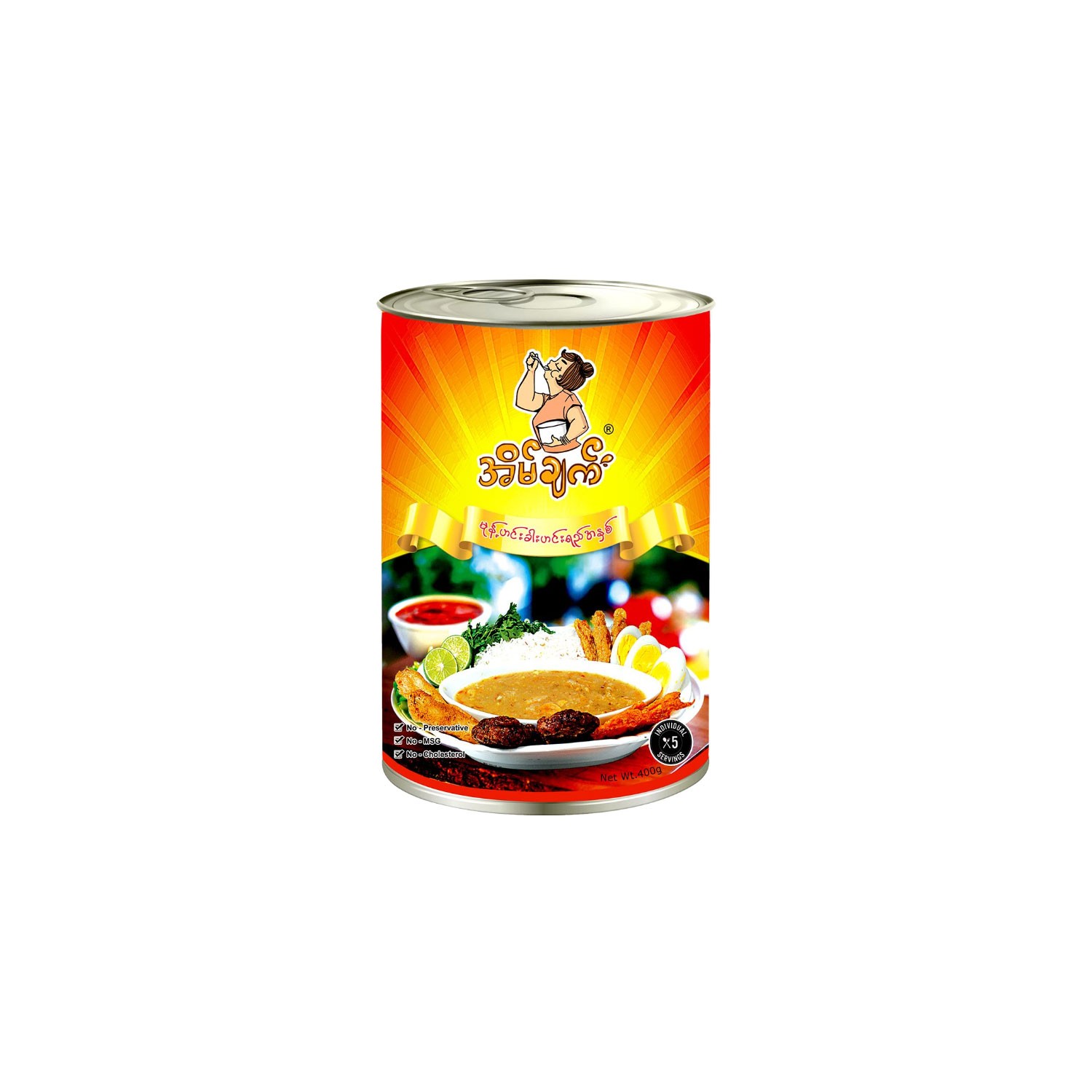 အိမ်ချက် မုန့်ဟင်းရည်(ဗူး)