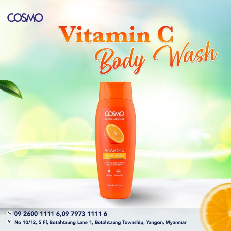 Cosmo Vitamin C Body Wash - 200ml