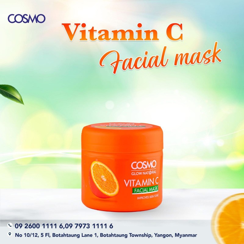 Cosmo Vitamin C Facial Mask - 150ml ( Exp , Jun , 17 , 2027 )