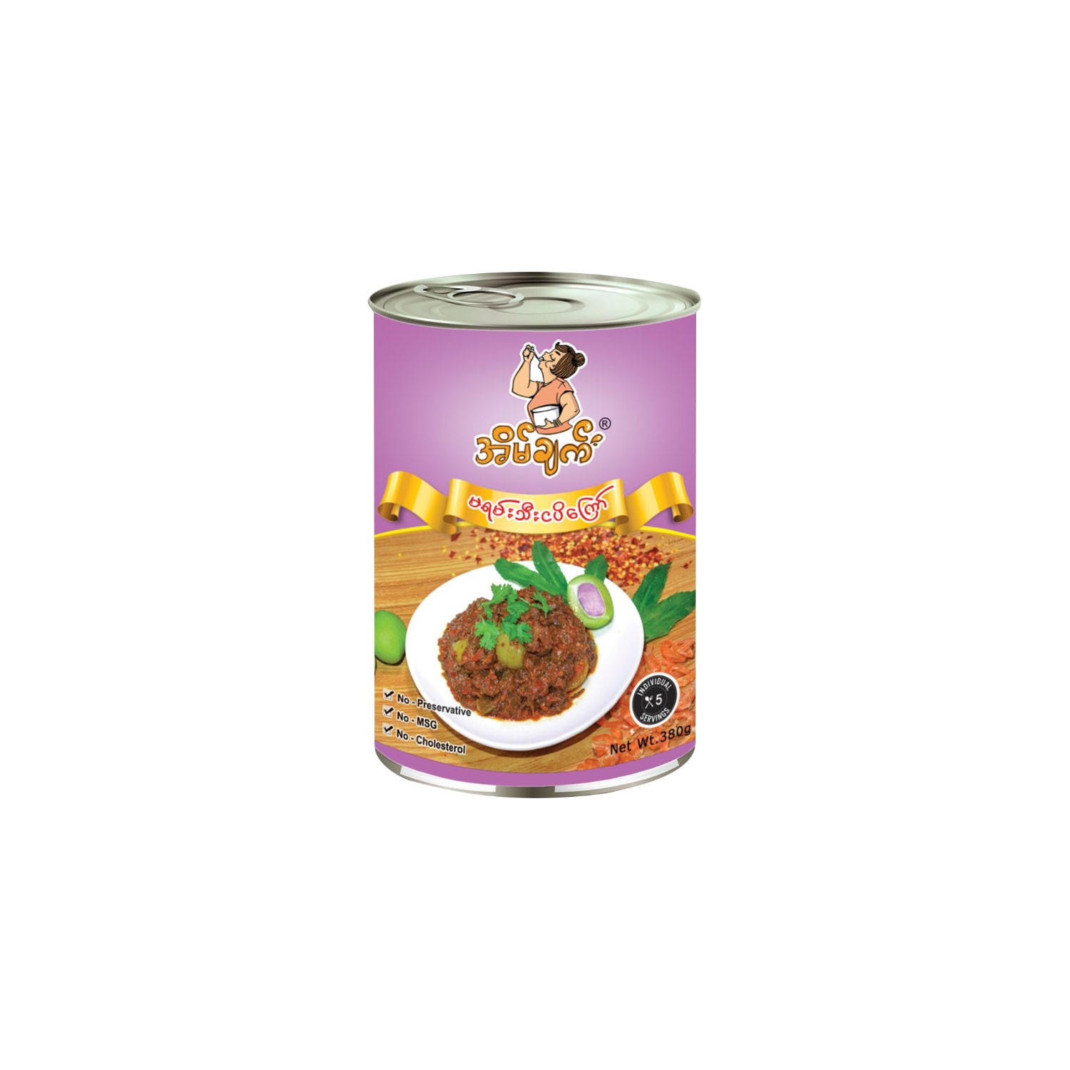 အိမ်ချက် မရမ်းသီးငပိကြော် - 380g
