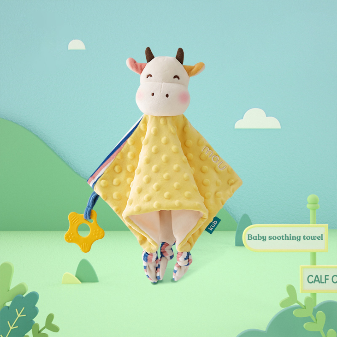 KUB Soothing Security Blanket Toy - Cow