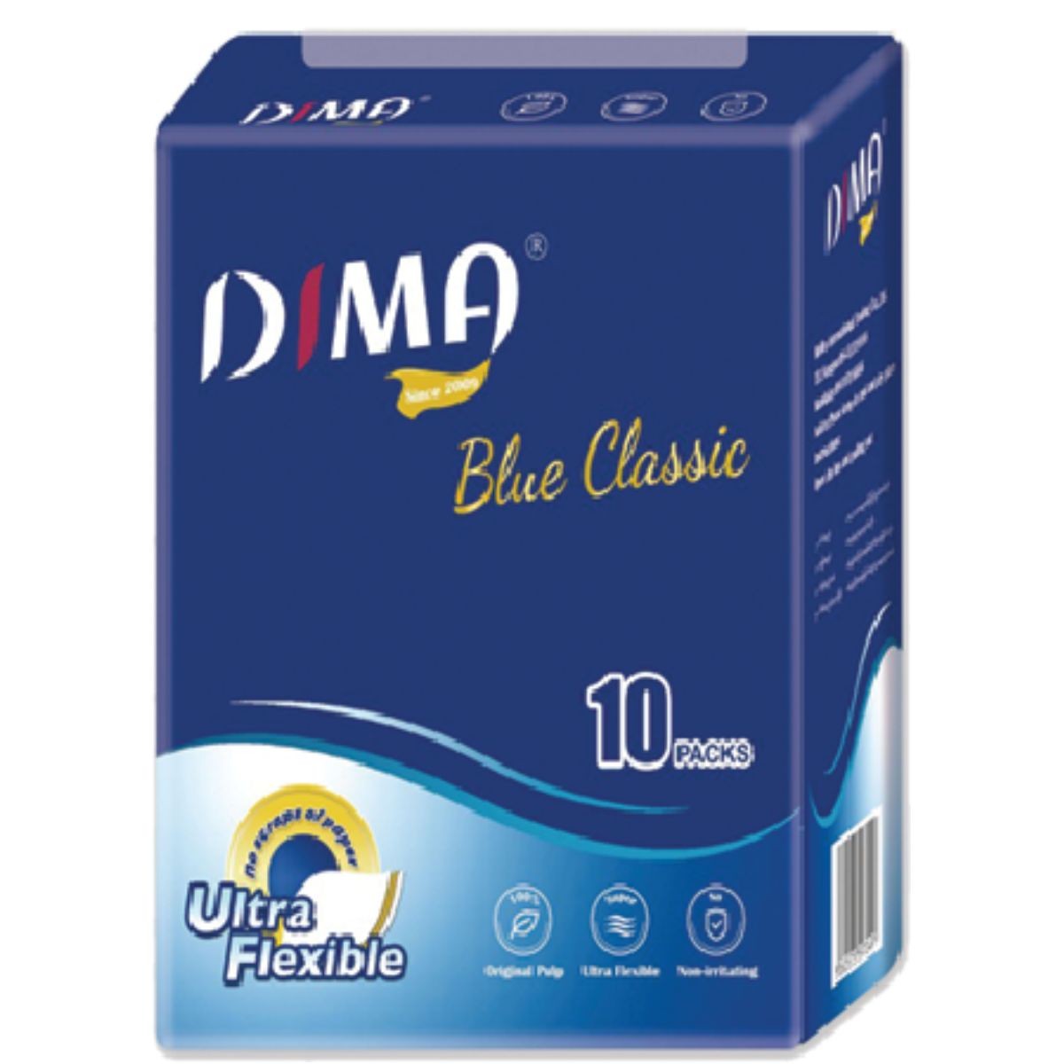 Dima Blue Classic Baby Tissue - 10pcs
