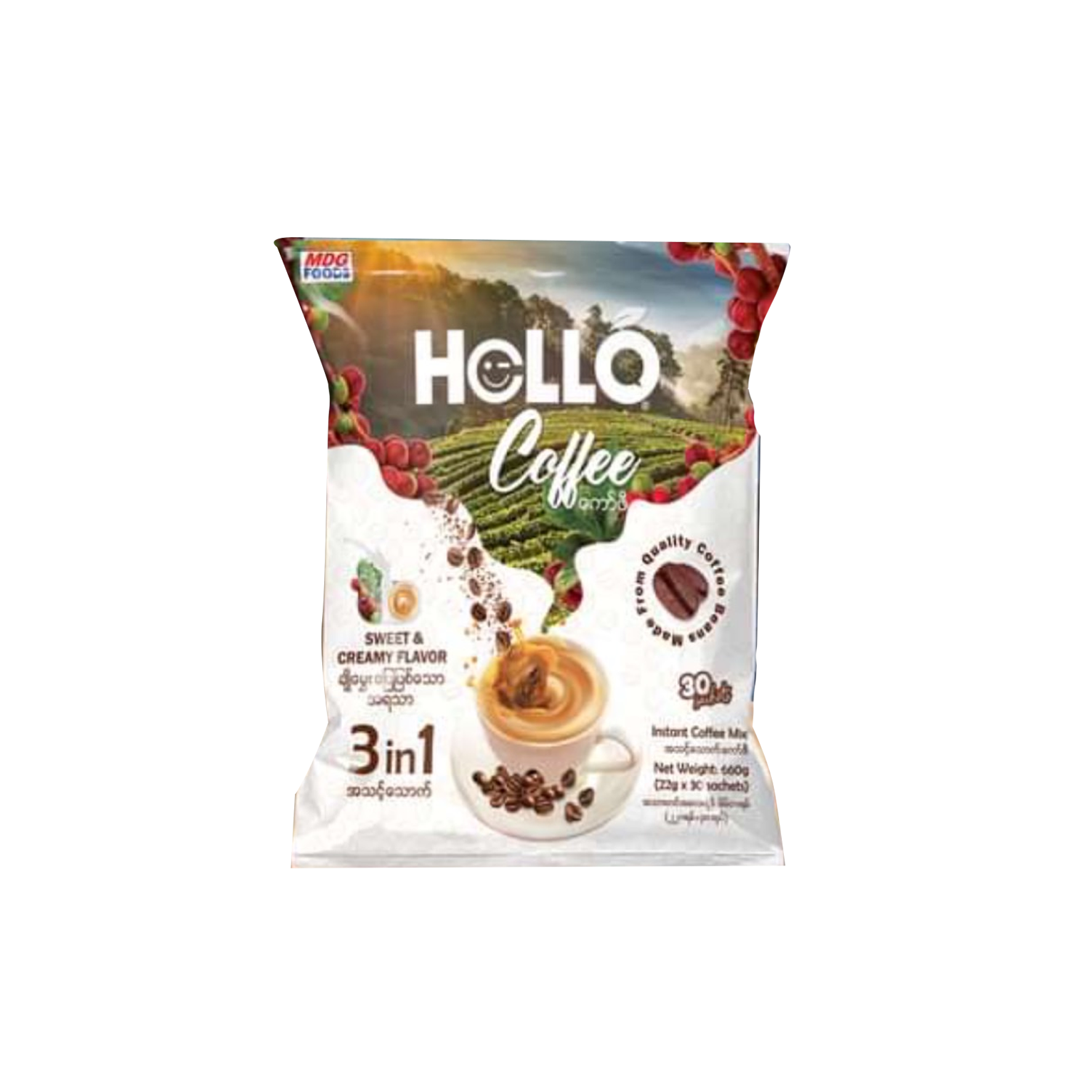 Hello Coffee Sweet & Creamy - 30pcs
