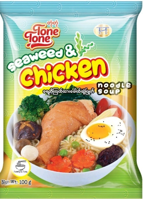 Tone Tone Instant Noodle Seaweed Chicken - 80g