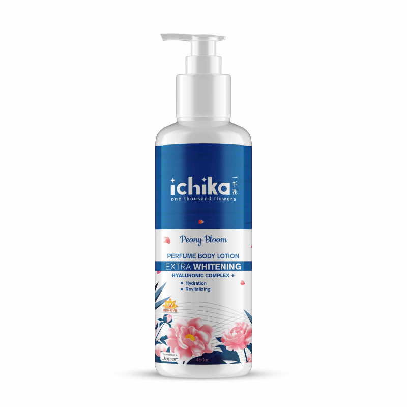 Ichika Extra Whitening Perfume Body Lotion - Peony Bloom(450ml)
