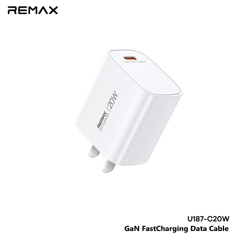 REMAX---U187 20W GAN FAST CHARGR (1PD) (CN) (247159) (NPL-6/2025)