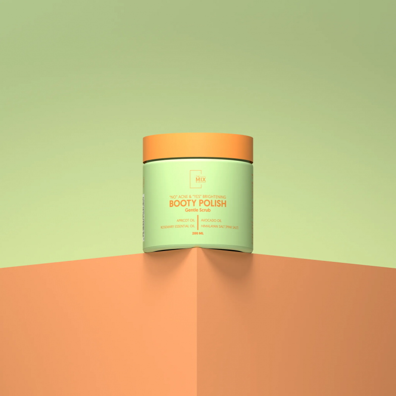 The Mix By Su -Booty Polish Gentle Cleanser Rosemary Whipped Scrub(200ml)