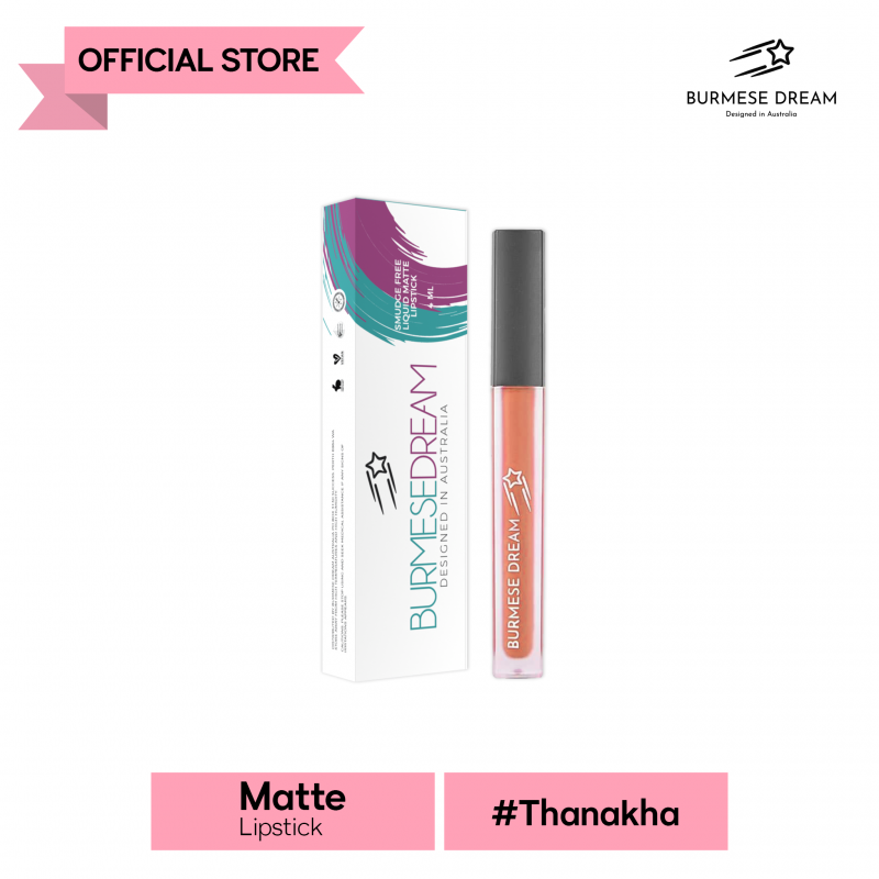 Burmese Dream Matte Lipstick (Thanakha)-13g