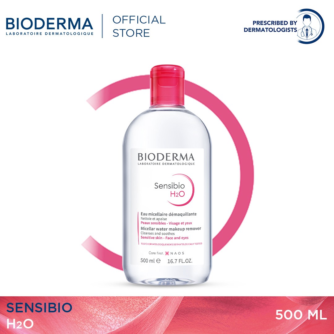 Bioderma Sensibio H2O Micellar Cleansing Water ( Sensitive Skin & All Skin Types ) - 500 ML