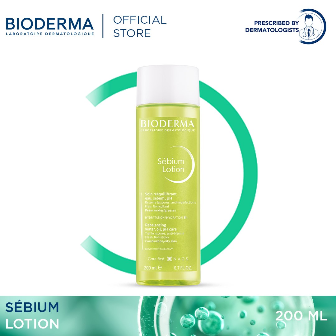 Bioderma Sebium Lotion Hydrating and Mattifying Toner (Combination to Oily, Acne-prone Skin) - 200 ML