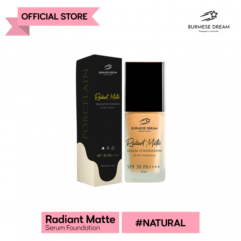 Burmese Dream Radiant Matte Serum Foundation  Natural (25 ml )