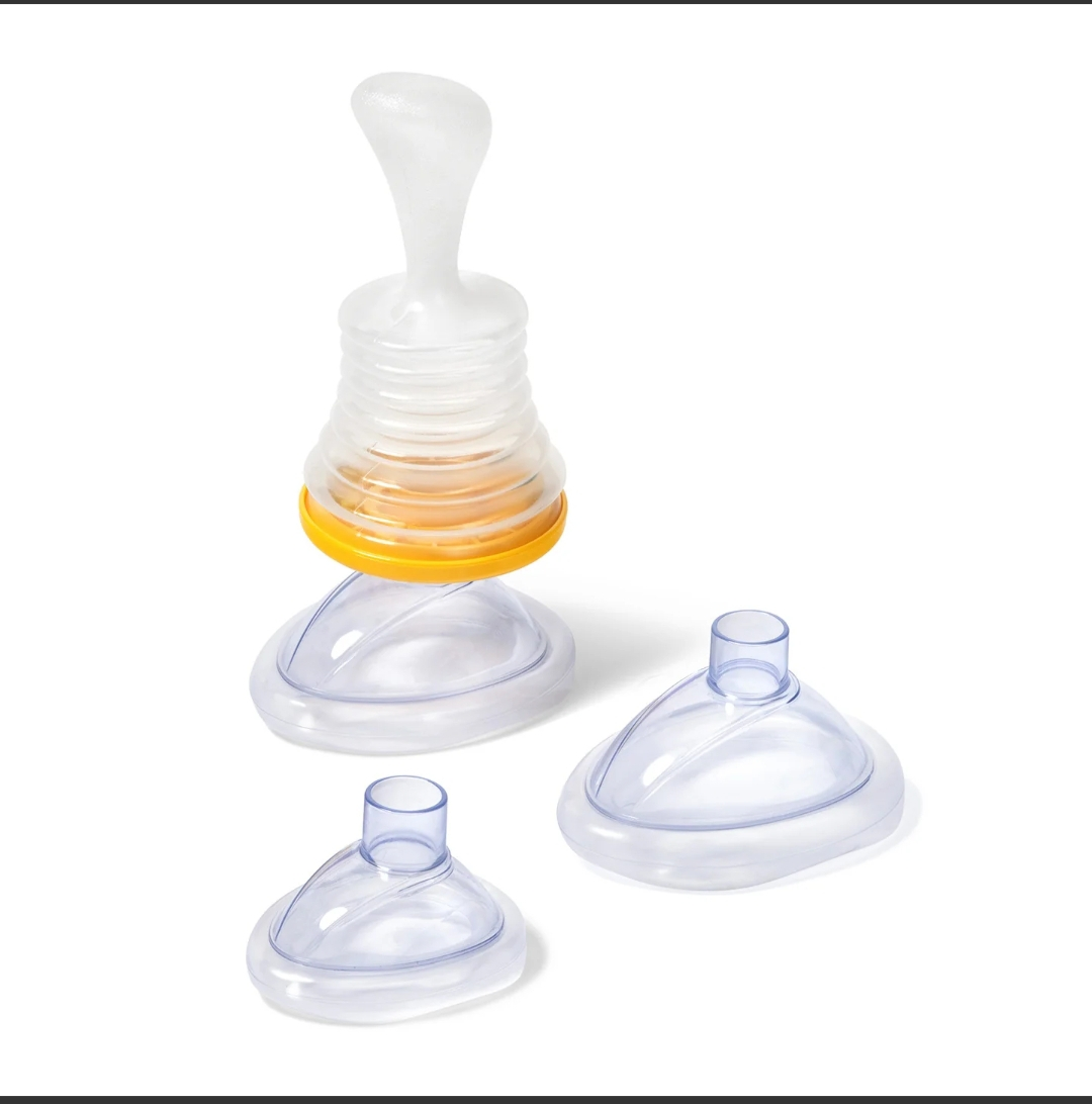 (Buy 1 get 1 scrub shooting star) Baby zawgyi anti-choking device set