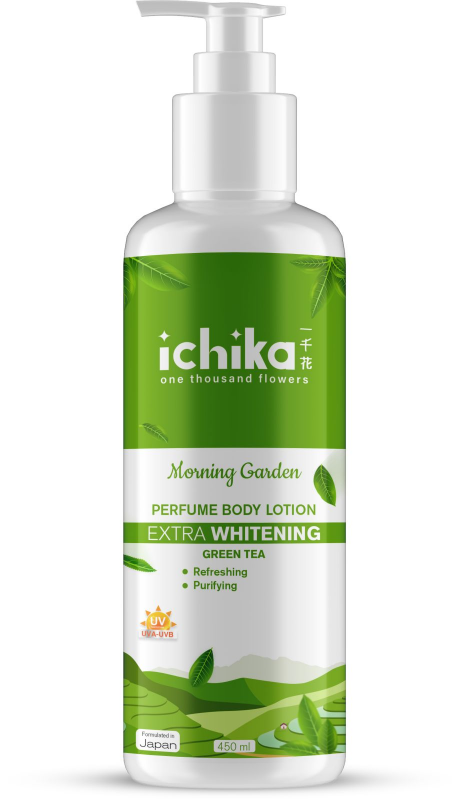 Ichika Extra Whitening Perfume Body Lotion - Morning Garden (450ml)