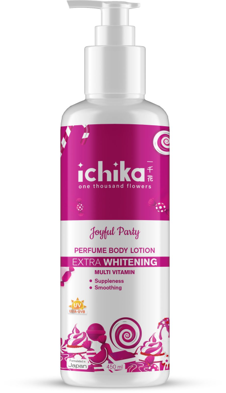 Ichika Extra Whitening Perfume Body Lotion - Joyful Party (450ml)