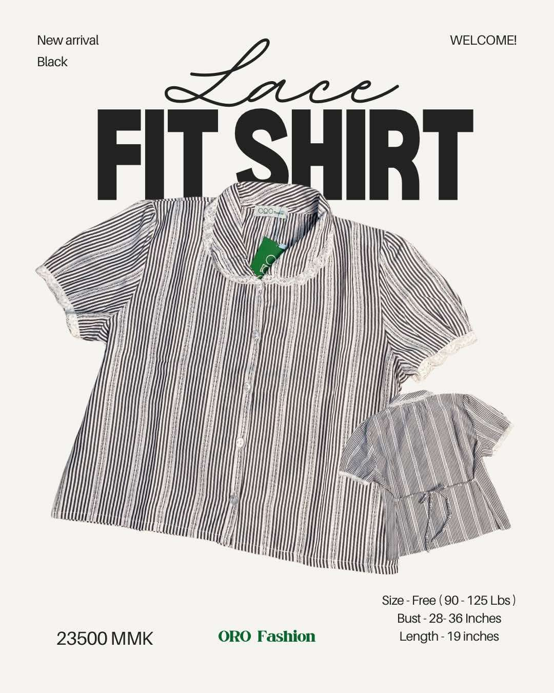 ORO Lace Fit Shirt