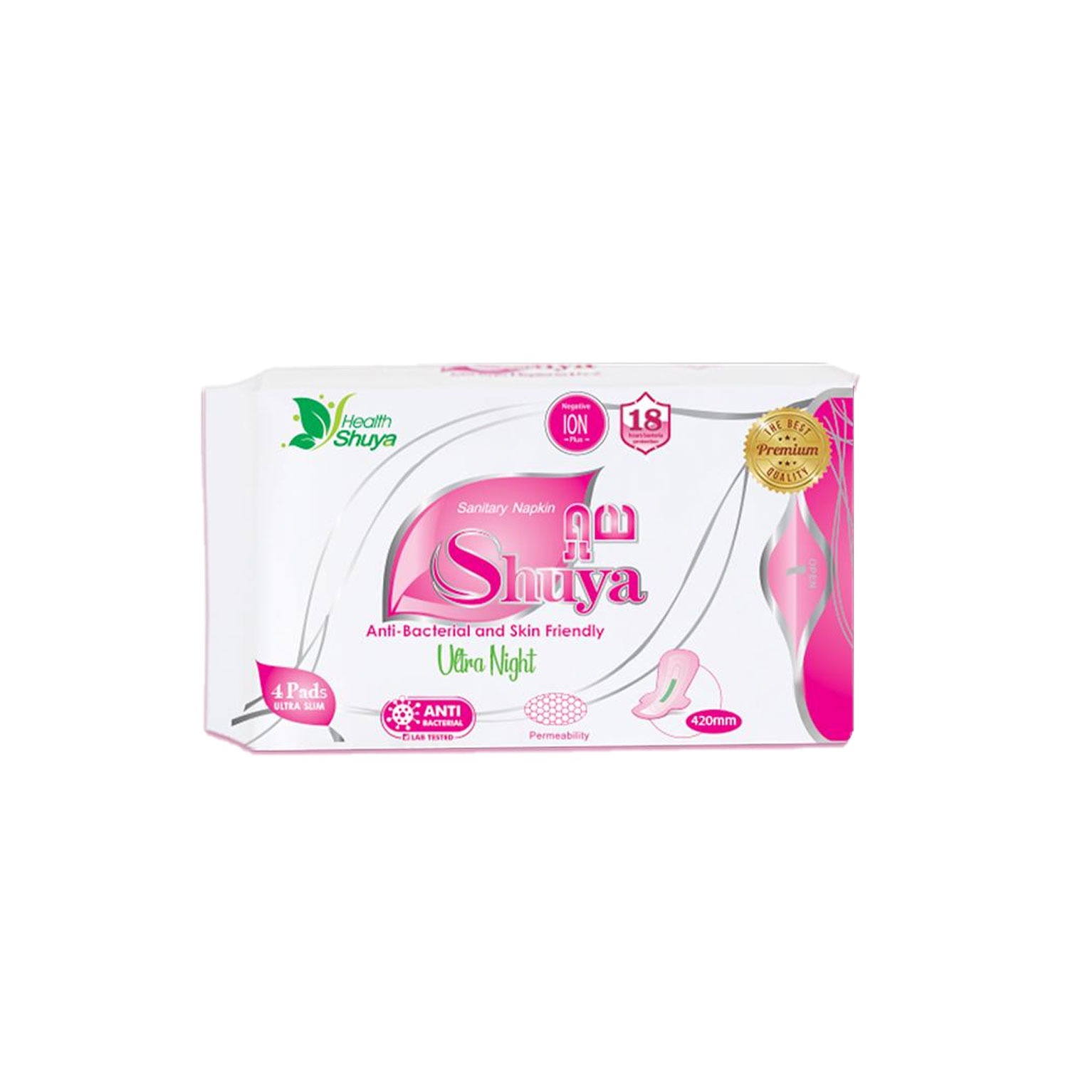 Shuya Sanitary Pad Ultra Night 420mm