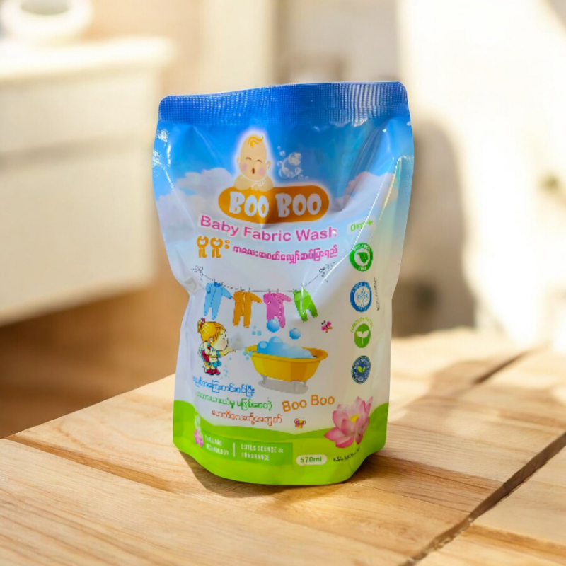 Boo Boo Baby Fabric Wash (570ml)- Lotus flower