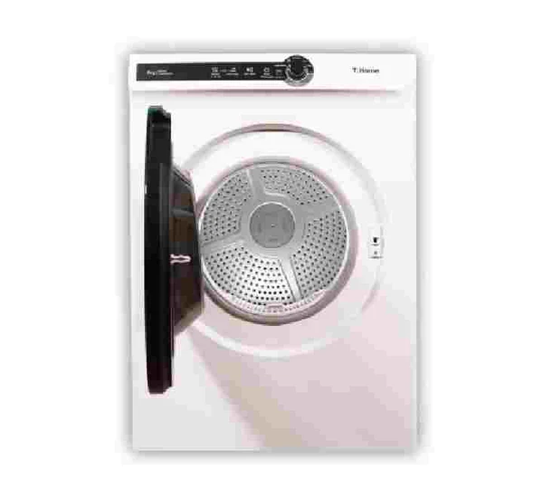 t-home 8 kg Dryer (L=23.5" x D=21.8" x H=33.2"),2000W TH-WD80W078