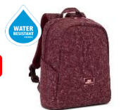 RIVACASE 7923 burgundy red Laptop Backpack