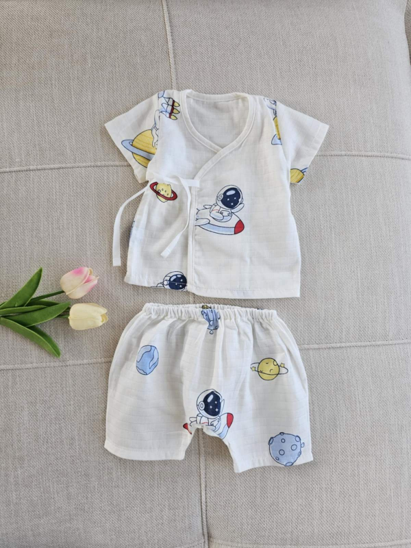 Grace Baby Product Gridဘေးကြိုးချည်လက်တို+ဘီတို