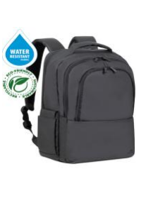 RIVACASE 8435 black Coated ECO Laptop Backpack 15.6