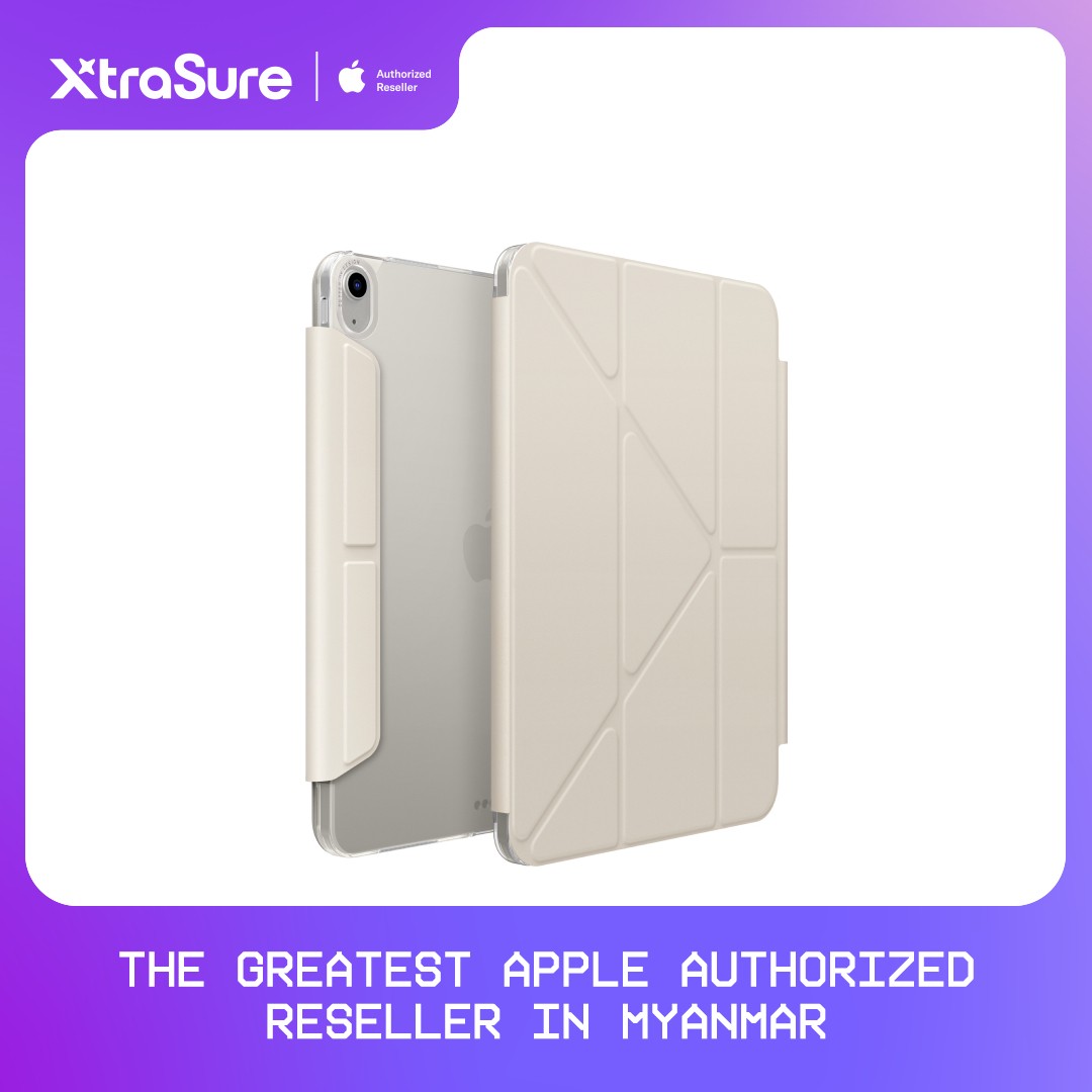 Uniq Camden Click Case for iPad 11"(A16)/10th Gen (Ivory)
