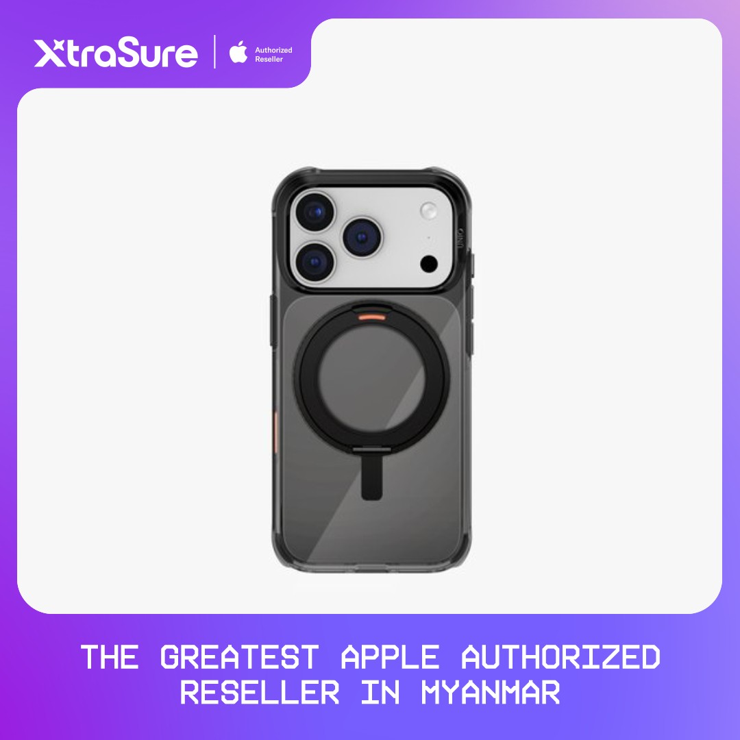 Uniq Hybrid Swivix Magsafe Case for iPhone 17 Pro (Carbon Black)