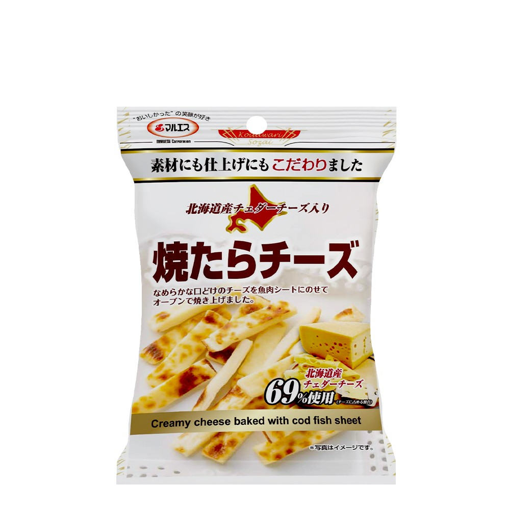 Maruesu Cheese Creamy Cheese Baked with Cod Fish Sheet -45g