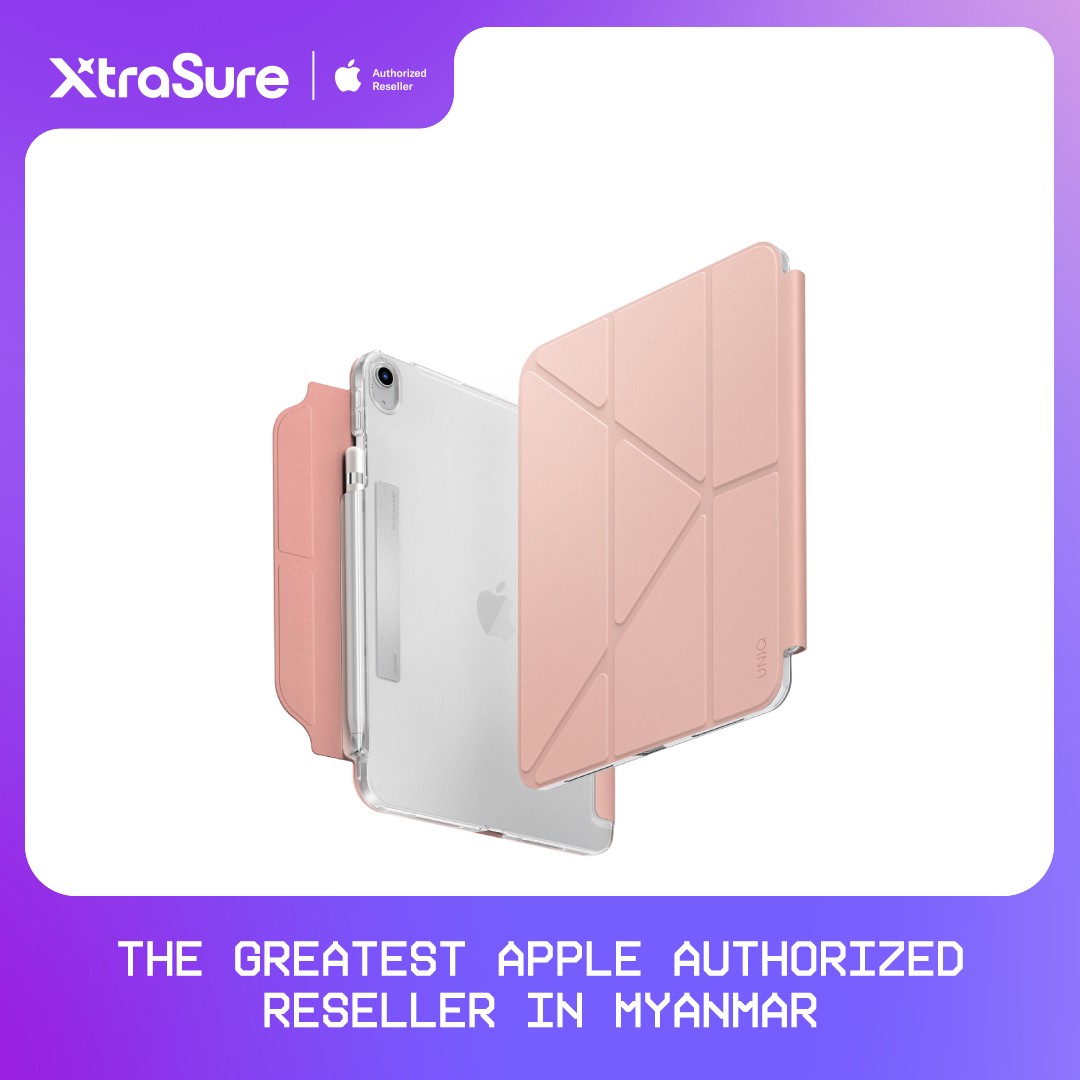 Uniq Camden Click Case for iPad 11"(A16)/10th Gen (Blush)
