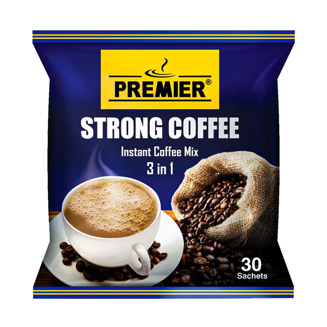 Premier Strong Instant Coffee Mix - 30pcs