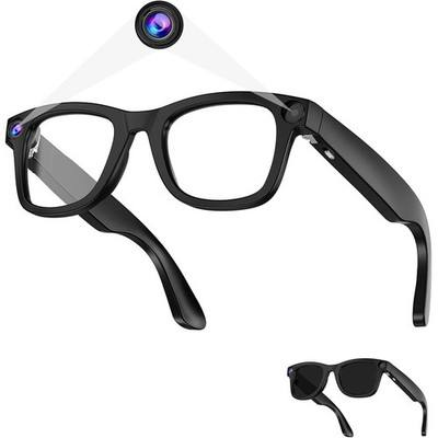 Baby zawgyi Smart AI Sunglasses  CR-06 (black white )
